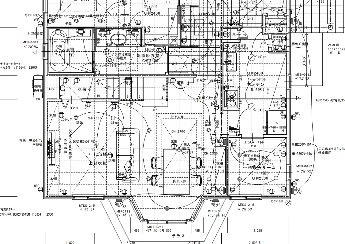 LDK&ホビールーム間取り図